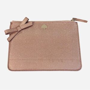 Kate Spade Glitter Pink large clutch
